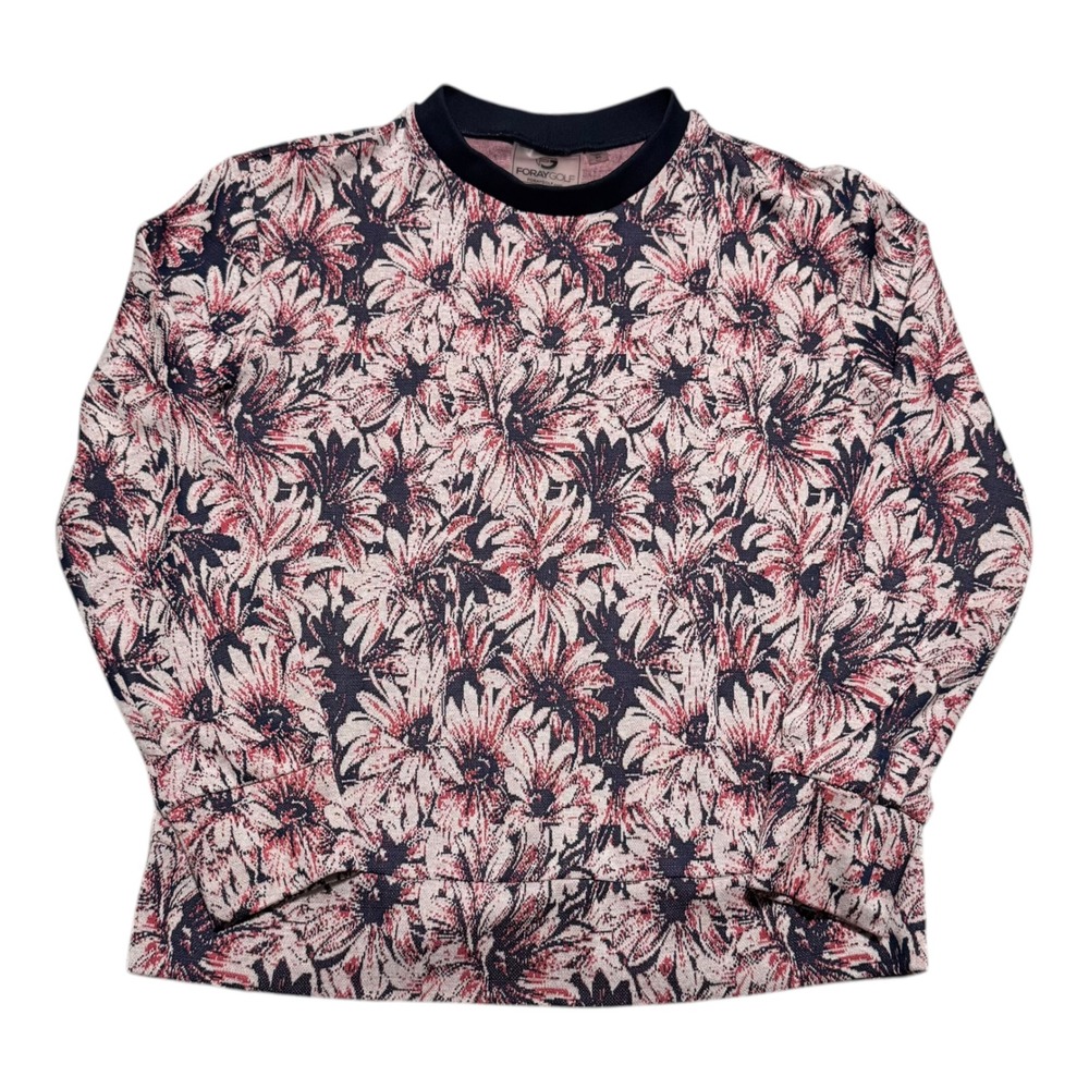 Foray‎ Golf America Knit Mid layering Floral Sweatshirt Women's Medium
